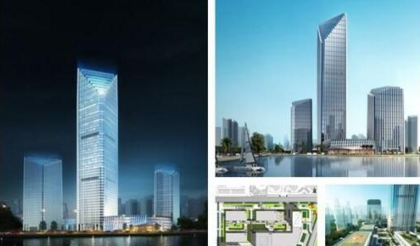 台州商贸核心区“三幢大楼”建筑方案 确定最高230米