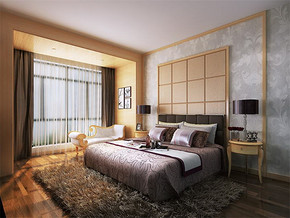中式风格新房卧室装修效果图