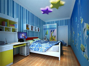 地中海风格6平米儿童房装修图片