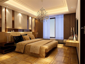 中式风格卧室婚房布置