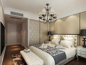 欧式风格温馨卧室装修图片
