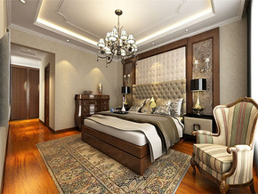 中式风格宜家卧室装修效果图