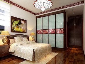 中式风格装修效果图女生卧室
