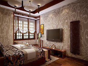 中式风格新房卧室装饰设计