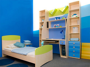 地中海风格儿童小房间布置装修效果图