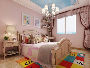 日式风格小型儿童房装修效果图