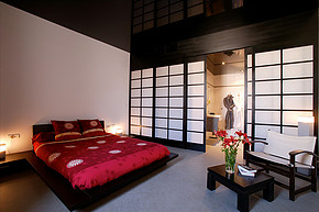 美到骨子里的日式风格卧室装修效果图