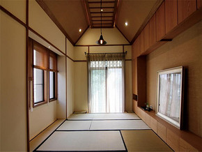 现代日式别墅装修效果图